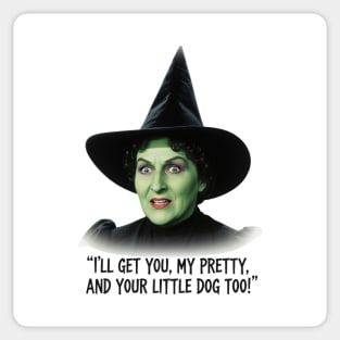 Wicked Witch Threat Sticker